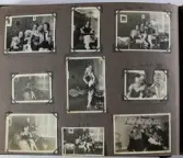 Sida ur fotoalbum som har tillhört Elin Andersson gift Tidstrand