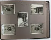 Sida ur fotoalbum som har tillhört Elin Andersson gift Tidstrand