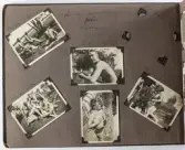 Sida ur fotoalbum som har tillhört Elin Andersson gift Tidstrand