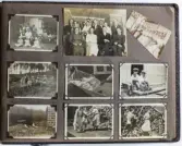 Sida ur fotoalbum som har tillhört Elin Andersson gift Tidstrand