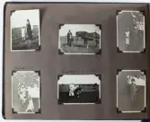 Sida ur fotoalbum som har tillhört Elin Andersson gift Tidstrand