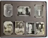 Sida ur fotoalbum som har tillhört Elin Andersson gift Tidstrand