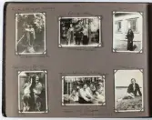 Sida ur fotoalbum som har tillhört Elin Andersson gift Tidstrand