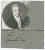 Porträtt på Tullförvaltare Axel Frosterus , död år 1823.