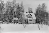 K Johanssons bostad i Marma, Alunda socken, Uppland 1950