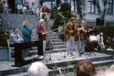 Carl-Olof Steen vid musikuppvisning på Karlslunds herrgård, 1993