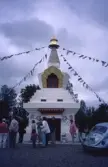 Stupa på Buddistisk kursgård i Fellingsbro, 1991