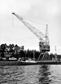 Lyftkran i hamnen
