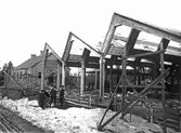 Bygge av Telegrafverkets verkstad