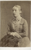 Porträtt av Emma Helene Thomée, 1880.