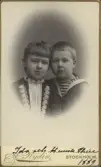 Porträtt av Ida och Henrik Théel, 1889.
