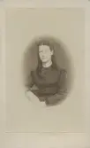 Porträtt av Gundborg H...? 1869.