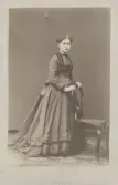 Porträtt av Helena Schmidt, född en 20:e mars 1853.
