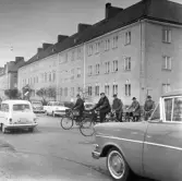 CV-arbetare på väg från arbetet, 1962-1965
