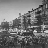 Parkering på Stortorget, 1970-tal