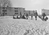 Lekande barn i Markbacken, 1960-tal