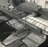 Gårdsinteriör vid Drottninggatan, 1960-tal