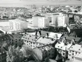 Utsikt från Krämaren mot Södermalm och Ekängen, 1970-tal