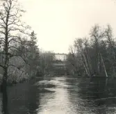 Karlslunds herrgård från Svartån, 1970-tal