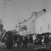 Marknad på Stortorget, 1960-tal