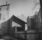 Bakgård på Västra gatan 9, 1960-tal