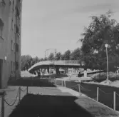 Cykelviadukt över Kungsgatan, 1970-tal