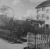 Mattpiskställning på gård, 1970-tal