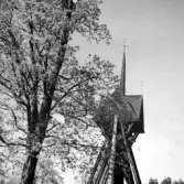 Klockstapeln vid Glanshammars kyrka, 1970-tal