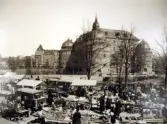 Torghandel på Trädgårdstorget, ca 1928