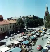 Torgmarknad på Stortorget, ca 1965