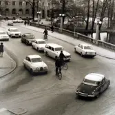 Trafik på Vasabron, 1960-tal