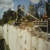 Besökare i marmorbrottet i Glanshammar, 1970-tal