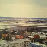 Vy över del av Odensbacken, 1970-tal