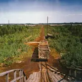 Torvbrytning på Skagershultsmossen, 1970-tal