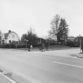 Korsningen Letstigen och Östra Långgatan i Fjugesta, 1960-tal