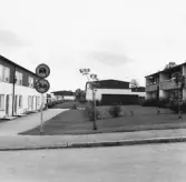 Radhusområde på Ekhagagatan  i Fjugesta, 1970-tal