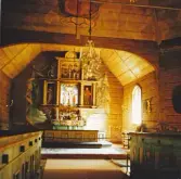 Interiör Kvistbro kyrka, 1970-tal