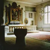 Interiör i Boo kyrka, 1970-tal