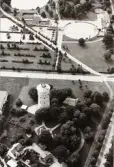 Flygbild över södra vattentornet, 1985