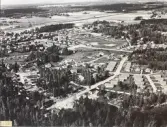 Flygbild över Lillån, 1960-tal