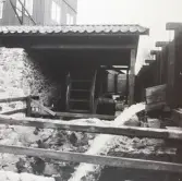 Kvarnhjul vid Löa hytta, efter 1973