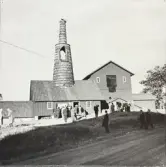 Besökare vid Löa hytta, efter 1953