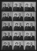 Grupporträtt, två personer. Sven Andersson, Gjuterivägen 6, Kolbäck. Ur Gustaf Åhmans samling.