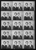 Grupporträtt, Valve och Rein Laur, Amsta, Kolbäck.
Ur Gustaf Åhmans samling.