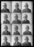 Barnporträtt, Roy Grahn, Skomakarevägen 12A, Kolbäck.
Ur Gustaf Åhmans samling.