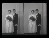 Brudpar, Urban Strandberg, Amsta. Kolbäck.
Ur Gustaf Åhmans samling.