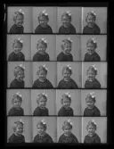 Flickporträtt, polyfoto. Yvonne Thorén, Stationsgatan 18, Kolbäck.Ur Gustaf Åhmans samling.