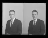 Porträtt, körfoto. Lars-Erik Pettersson, Kolbäck.
Ur Gustaf Åhmans samling.