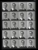 Kvinnoporträtt, polyfoto. 
Fröken Ingrid Karlsson, Rallstavägen 10, Hallstahammar. Ur Gustaf Åhmans samling.