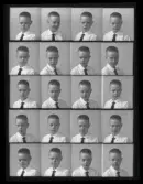 Porträtt, polyfoto. Konfirmation.
Göran Vallberg. Östra Åvägen. Kolbäck.